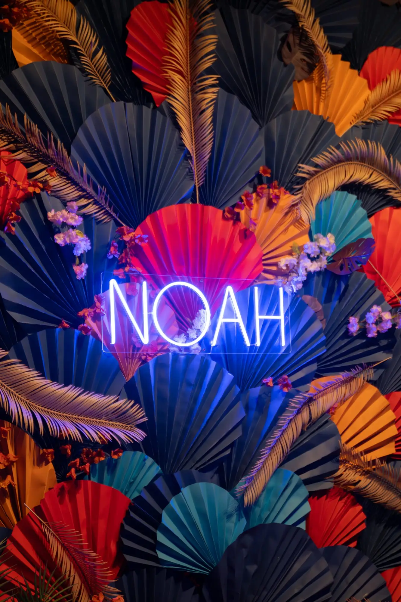Noah Lounge: neon tropisch