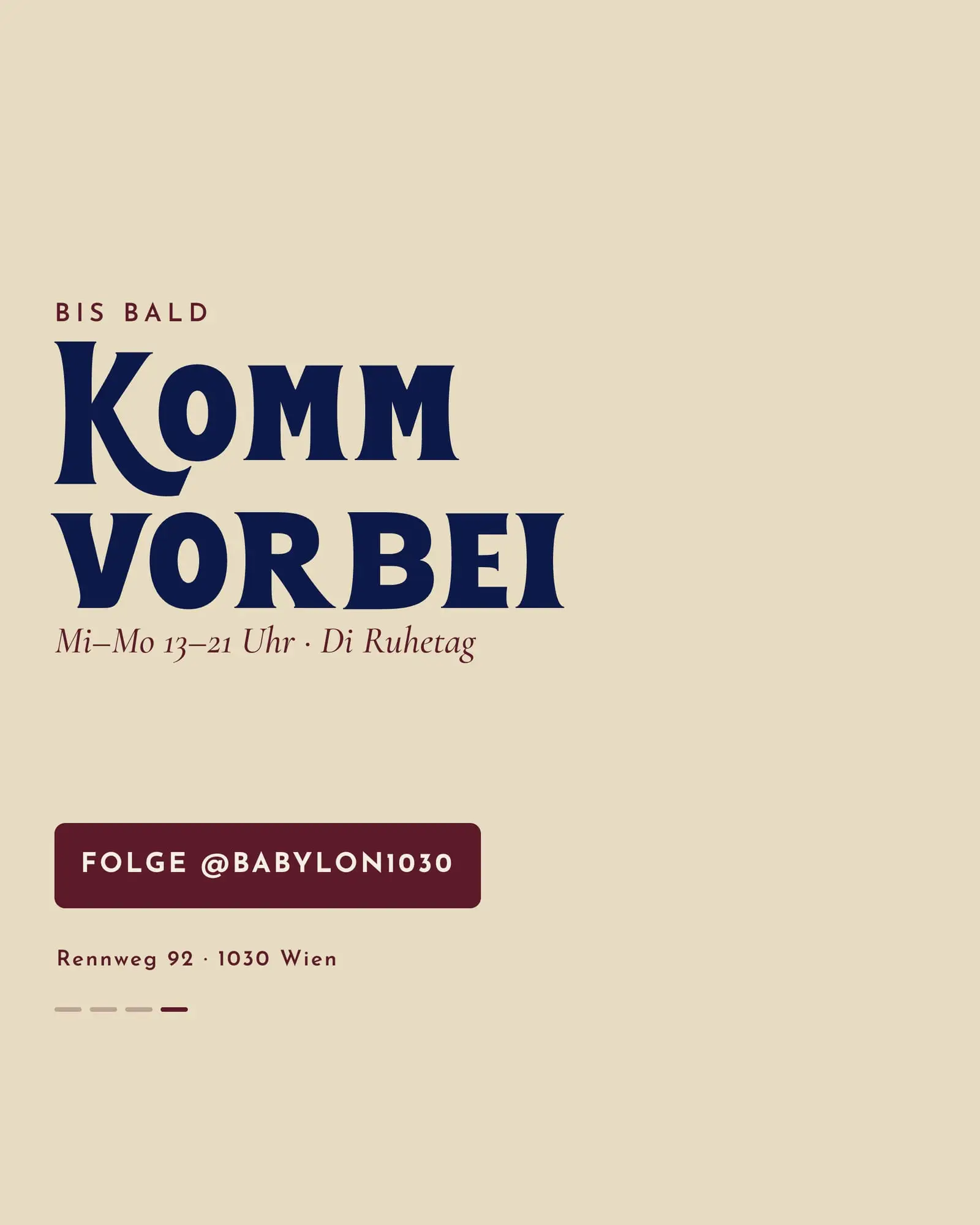 Babylon: print komm vorbei